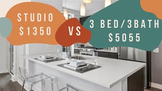 CHICAGO APARTMENT HUNTING  Downtown  Studio vs. 3 Bed/3 Bath