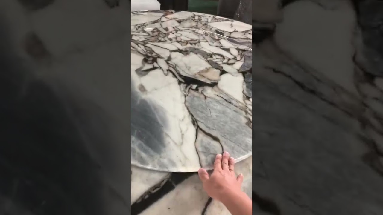 Time honored Luxury Marble stone Round Dining table Furniture Wholesale