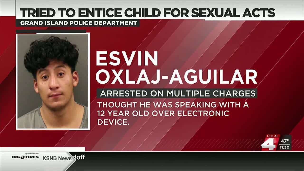 Grand Island man arrested for child enticement - YouTube
