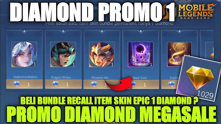 MEGA SALE!! BELI SKIN EPIC BUNDLE SHOP RECALL 1 DIAMOND 2025 | PROMO DIAMOND MOBILE LEGENDS TERBARU