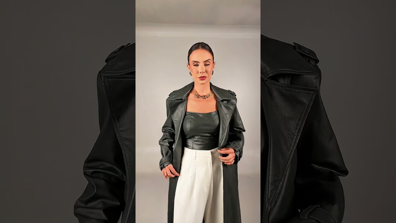 Trench Coat Zia - Dark Silver - Troyan