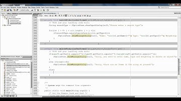 Arrays of Objects Worked Example Part 3 (Deleting objects)