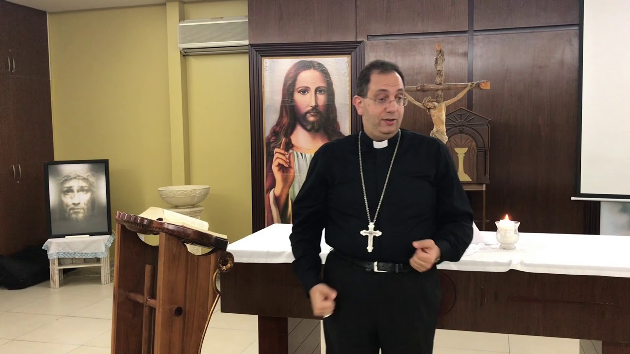 مع المطران جوزيف نفاع إهتداء بولس