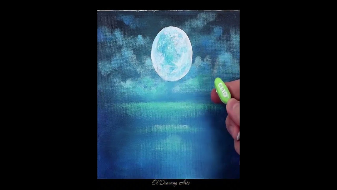 Moonlight Swan Acrylic Painting Tutorial | Step-by-Step Guide for Beginners | Relaxing Art Therapy