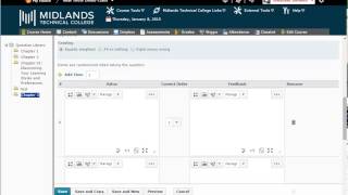 D2L Brightspace v10.4 Creating Ordering Questions in the Question Library