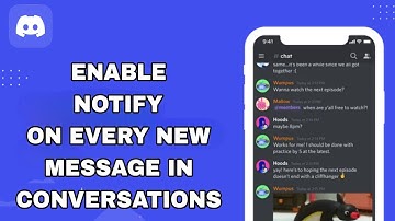 How To Enable Notify On Every New Message In Conversations On Discord App | Step By Step