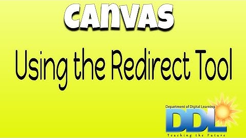 Canvas Redirect Tool