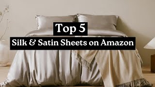 Top 5 BEST Silk & Satin Sheets on Amazon 2026 😴 Sleep Like Luxury!