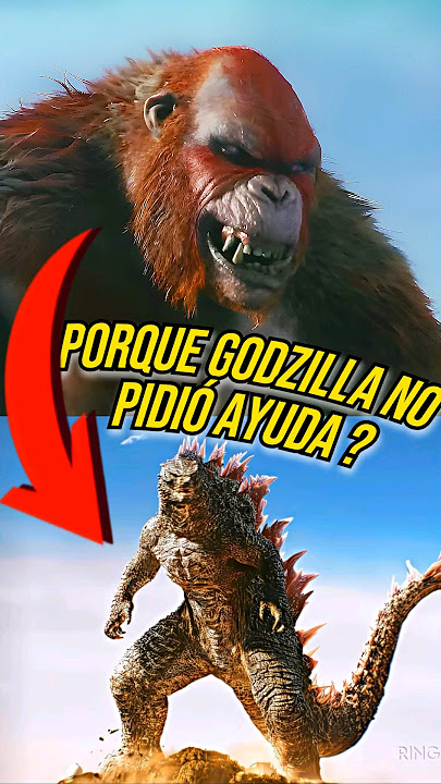 Porqué Godzilla NO pidió AYUDA contra Skar King ? #godzilla #legendary #shorts
