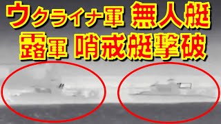 ウクライナ軍の無人艇がクリミア半島ウスカ湾でロシア軍の高速哨戒艇2隻を撃破【石川雅一のYOUTUBEシュタインバッハ大学】