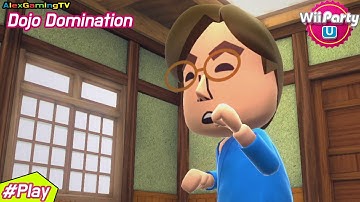 Wii Party U - Dojo Domination ( Standard Mode, Eng Sub ) Player Santos