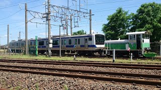 E531系K406編成 スイッチャー移動① #ATゲート 【2022/07/14】