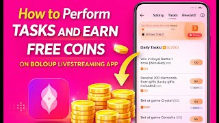 How to Perform Task And Earn FREE Coins On Boloup screenshot 2