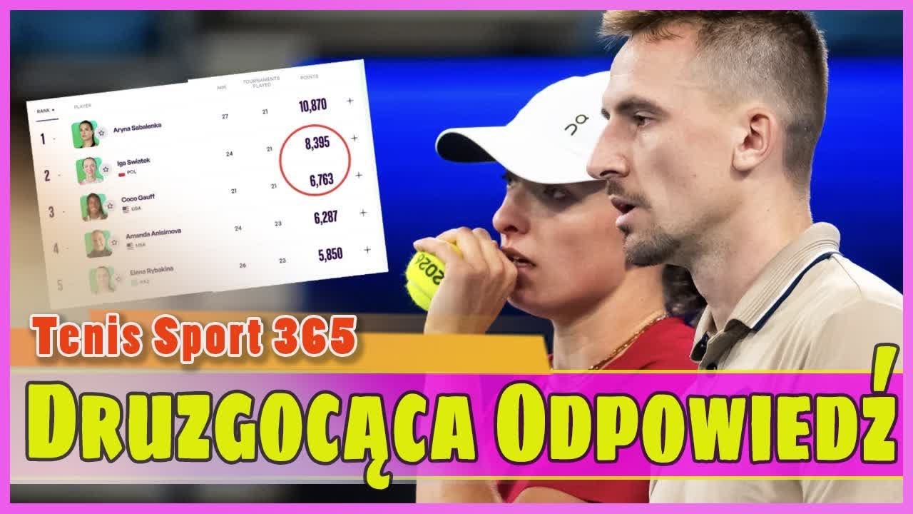 Komunikat ws. Świątek. 1632 punkty przepadły, jaśniej się nie da