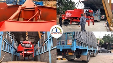 Máy trộn bê tông cưỡng bức cố định Hồng Hà CB2000 (Côn số) xuất xưởng đi Đà Nẵng