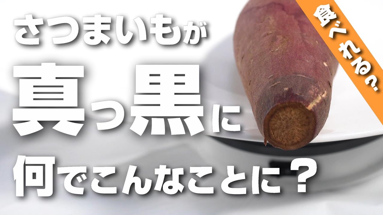 さつまいもの断面が真っ黒に！何でこんなことに？黒斑病とは？ちなみにまだ食べれる？