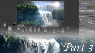 Create Gorgeous Waterfalls - Blender Tutorial - 03 : Rendering & Compositing! screenshot 2