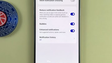 How to enable/disable Enhanced notifications on OPPO Reno7 Android 13
