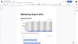 How to use the linked objects pane in Google Doc and Slide