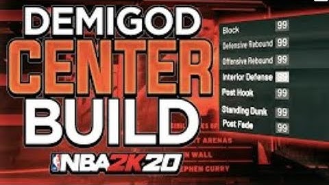 BEST GLASS CLEANER BUILD NBA 2K20! MOST OVERPOWERED CENTER BUILD! ATTRIBUTE UPDATE NBA 2K20 DEMIGOD!