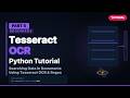 Searching Data in Documents Using Tesseract OCR &amp; Regex - Part 5