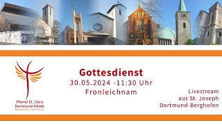 St. Clara Dortmund-Hörde - Katholische Kirche Am Phoenixsee: 30.05.2024 Fronleichnam