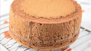 Chocolate Sponge Cake | Very Soft And Light Sponge Cake