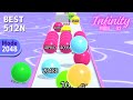 INFINITY ♾️ Ball Run 2048 Gameplay • Walkthrough Infinity Mode | EAQ Gaming