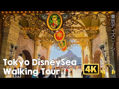 [4K JAPAN] Tokyo DisneySea Walking Tour (Nov. 2021)