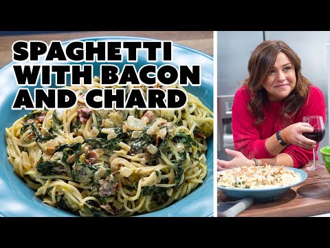 rachael-ray-makes-spaghetti-with-bacon-and-chard-|-food-network