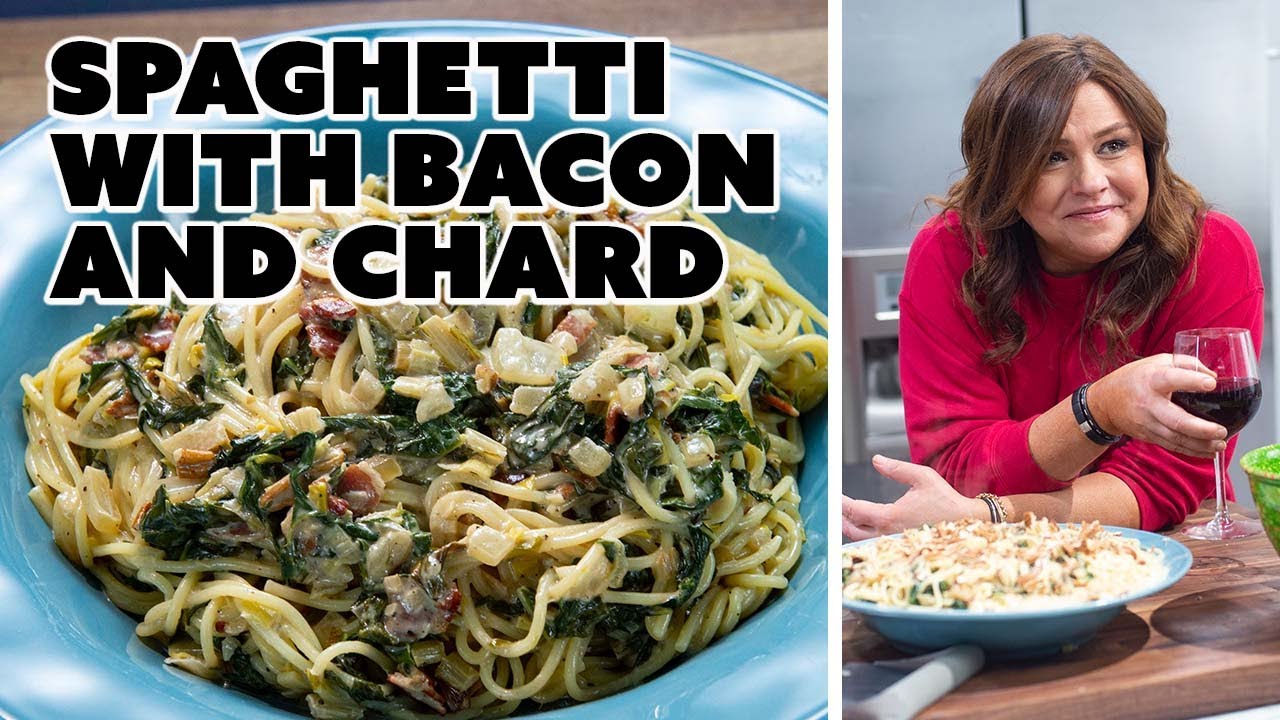 Rachael Ray Makes Spaghetti with Bacon and Chard | 30 Minute Meals with Rachael Ray | Food Network