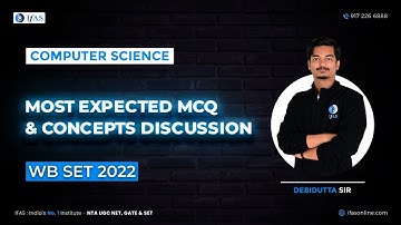 Most Expected MCQ & Concepts Discussion for UGC NET/SET exam - Computer Science