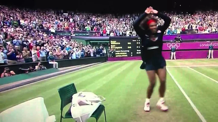 Serena Williams C-Walking After Winning Gold Medal