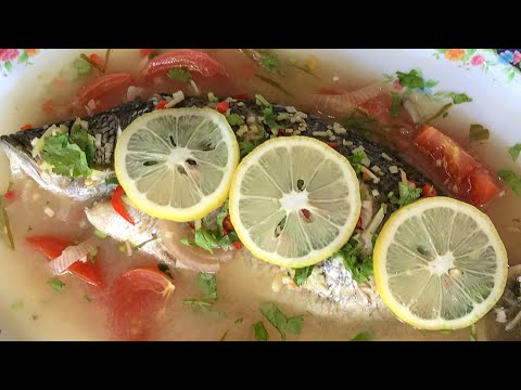 siakap-stim-lemon〖lemon-steamed-barramundi〗