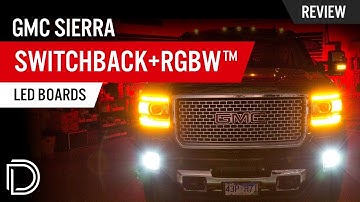 GMC Sierra RGBW™ & Switchback LED Boards by Diode Dynamics