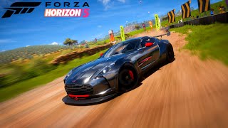 Forza Horizon 5 Aston Martin One-77 Goes Off-Road In Dirt Racing Madness