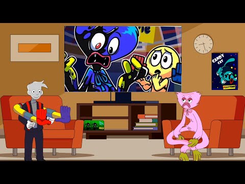 Poppy Playtime' React To Meme// HUGGY WUGGY IS SAD WITH PLAYER! poppy playtime animation #7