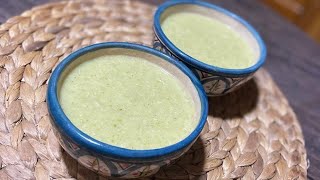 شوربة البروكلي والكرعة الصحية وسريعة التحضير ب ثلات مكونات فقط ?   ( soup broccoli )