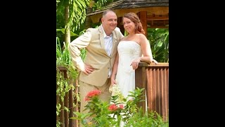 Leo Rowe & Crystal Ramirez (Rowe) Wedding Sandals Resort Negril Jamaica