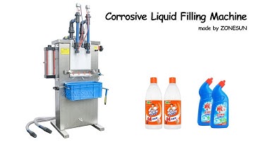 How to use ZS-YTCR2 Corrosive Liquid Filling Machine