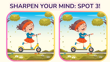 Spot the Differences:  If You Can Find 3 Differences in 30 Seconds, You Are Truly a Genius