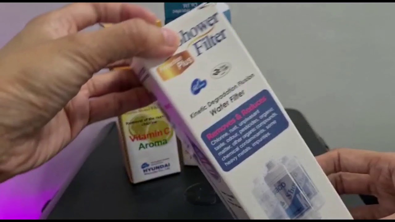 Unboxing KDF & Vitamin C Shower filter (Hyundai Wacortec) YouTube