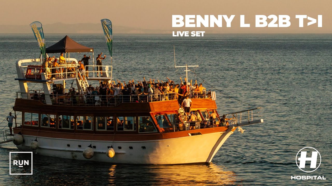 Benny L B2B T❯I & MC XL - Live Set - Hospitality x RUNDNB Boatparty