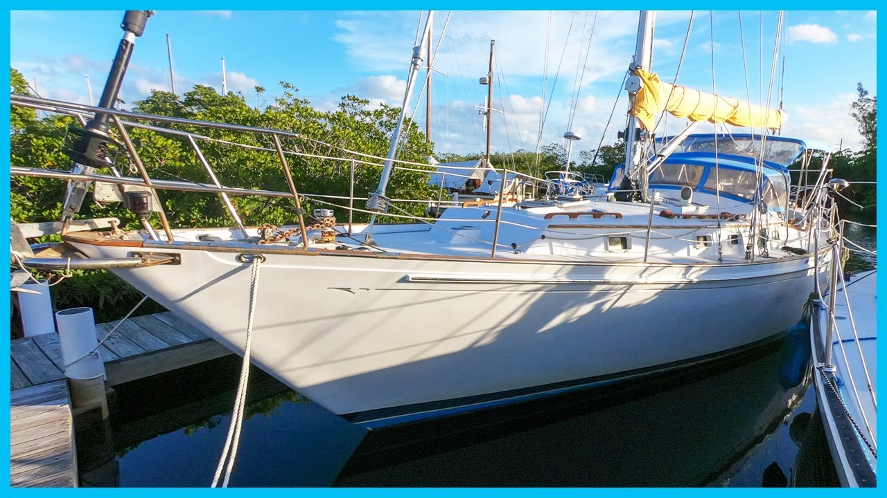 116. Is This 42' Project Sailboat Worth It? [Full Tour] Learning the Lines