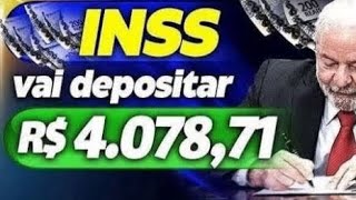 INSS:R$4.078,71 vai CAIR na CONTA dos APOSENTADOS que GANHAM ACIMA do MÍNIMO - CONFORME CALENDÁRIO