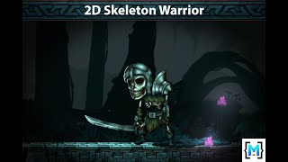 2D Skeleton Warrior Asset