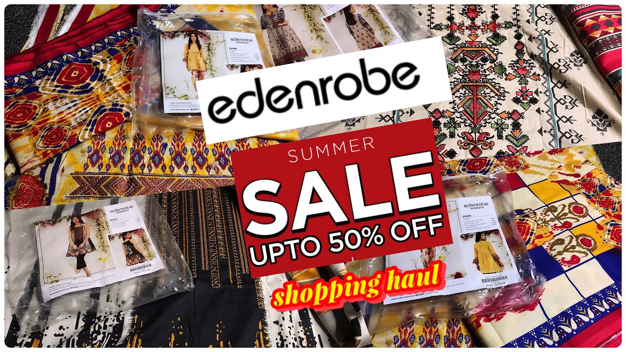 edenrobe summer sale 2021|Edenrobe sale flat 50%|shopping haul|edenrobe eid collection 2021|Humashan