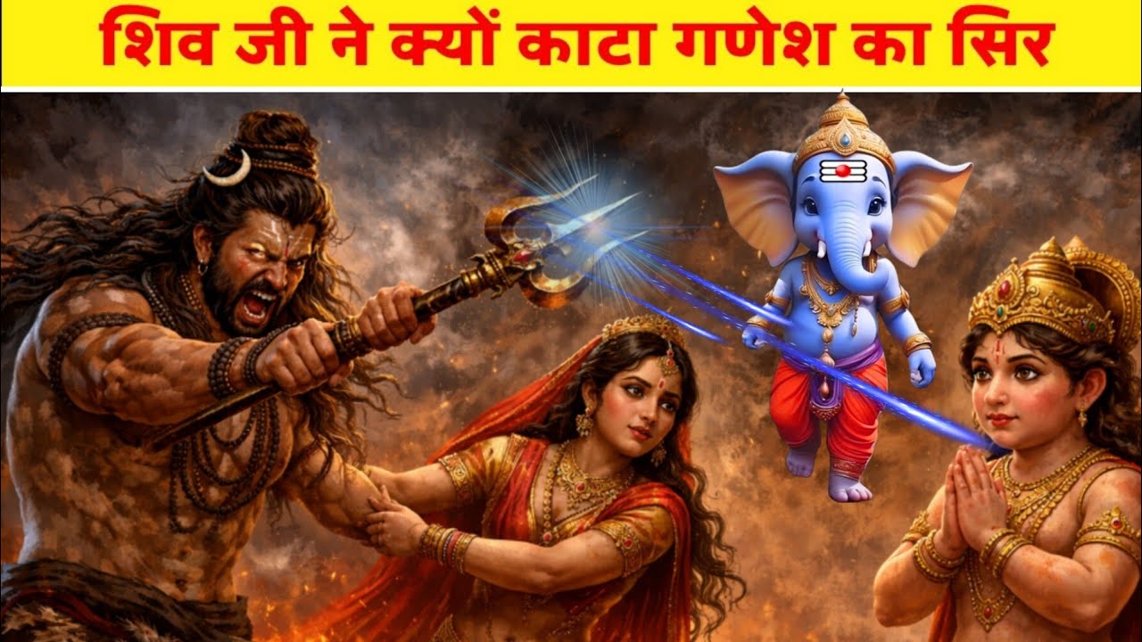 गणेश जी शिर कहा हैं 🕉️ || शिव जी ने क्यों काटा गणेश का सिर || Historical Gyan 