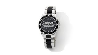 Star Wars Logo Dial Silvertone Bracelet Watch screenshot 4