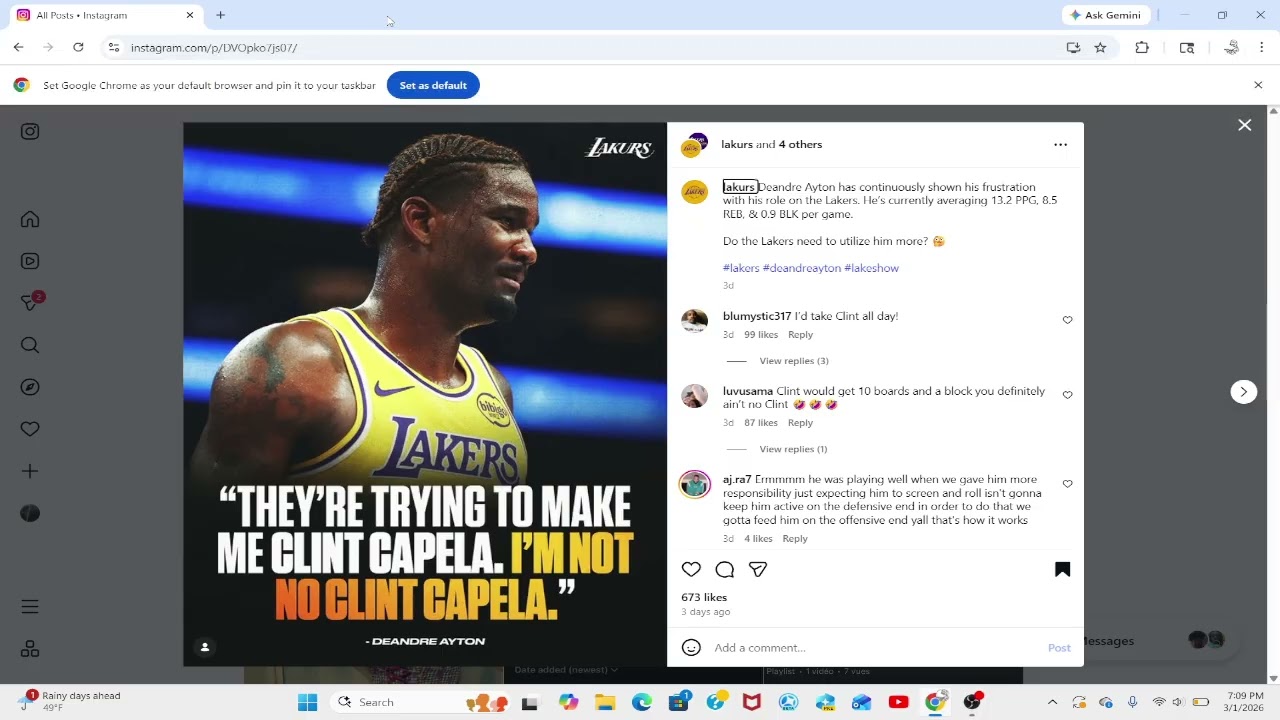 Deandre Ayton is hurting the Lakers 